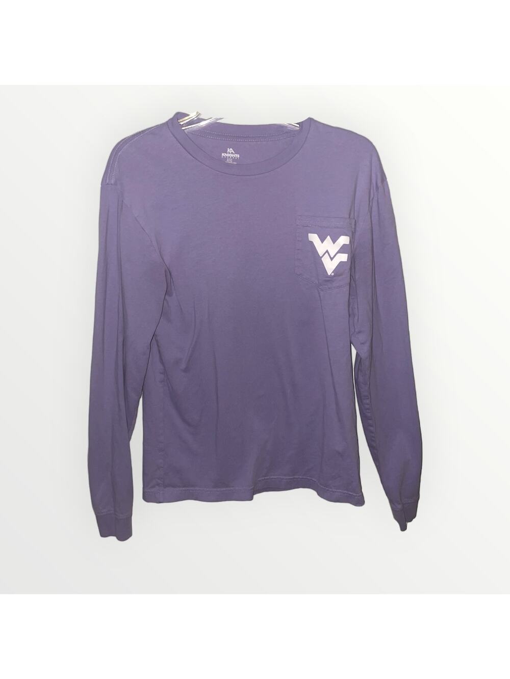 West Virginia Mountaineers Long sleeved Purple tee sz S